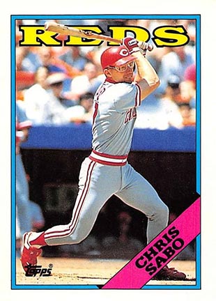1988 Topps Traded Chris Sabo #98T
