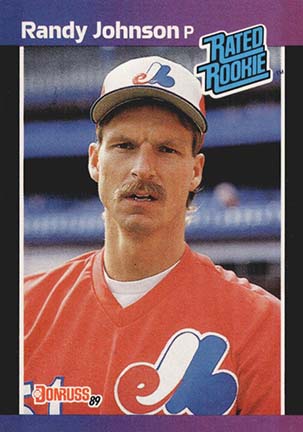 1989 Donruss Randy Johnson Rated Rookie #42