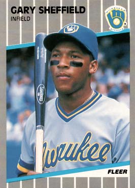 1989 Fleer Gary Sheffield rookie #196