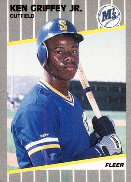 1989 Fleer Ken Griffey Jr. rookie card #548