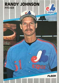 1989 Fleer Randy Johnson #381