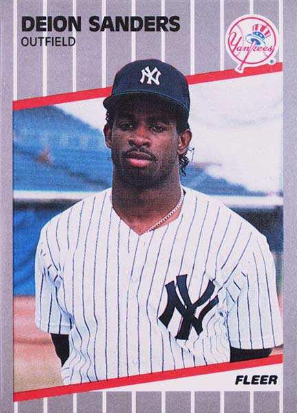 1989 Fleer Update Deion Sanders #U-53