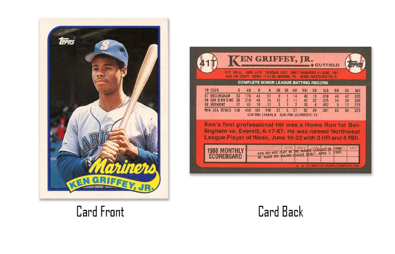 1989 Topps Traded Ken Griffey Jr. rookie card #41T