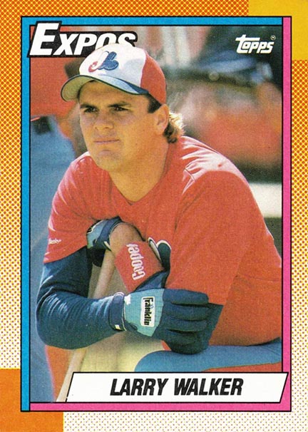 1990 Topps Larry Walker #757