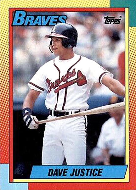 1990 Topps Traded Dave Justice #48T