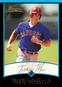 2001 Bowman Travis Hafner #256 rookie card