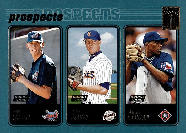 2001 Jake Peavy rookie card