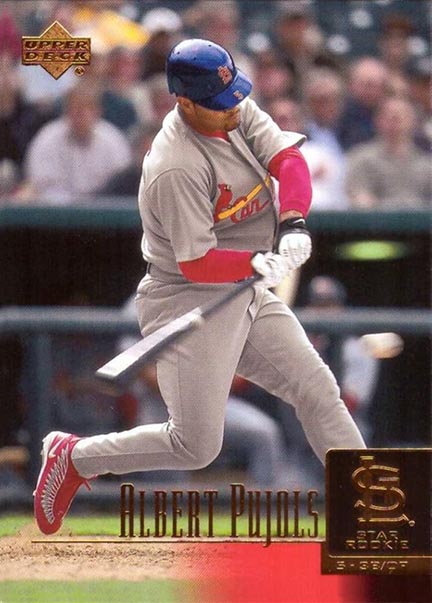 2001 Upper Deck Albert Pujols rookie card
