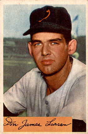 1954 Bowman Don Larsen #101