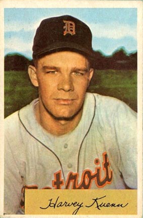 1954 Bowman Harvey Kuenn rookie #23