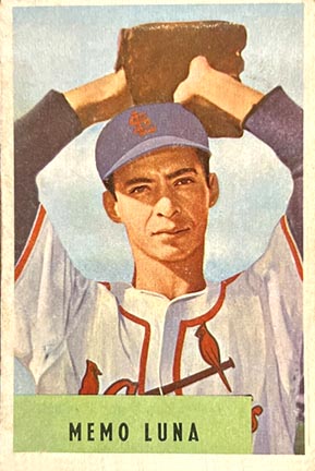 1954 Bowman Memo Luna card #222