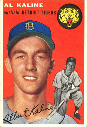 1954 Topps Al Kaline rookie card #201