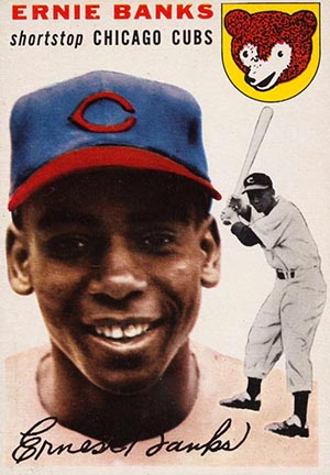 1954 Topps Ernie Banks rookie card #94