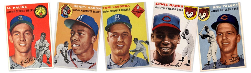 1954 Topps baseball rookie card values