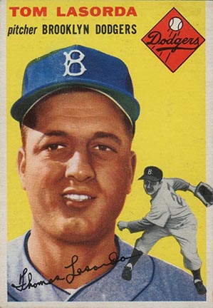 1954 Topps Tommy Lasorda #132