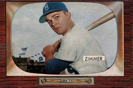 1955 Bowman Don Zimmer #65