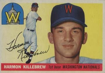 1955 Topps Harmon Killebrew #124