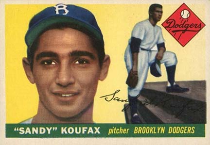 1955 Topps Sandy Koufax #123