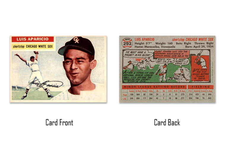 1956 Topps Luis Aparicio rookie card