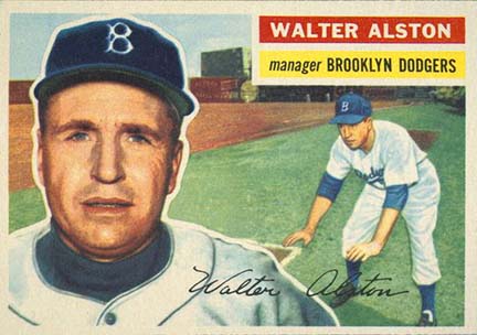 1956 Topps Walt Alston #8