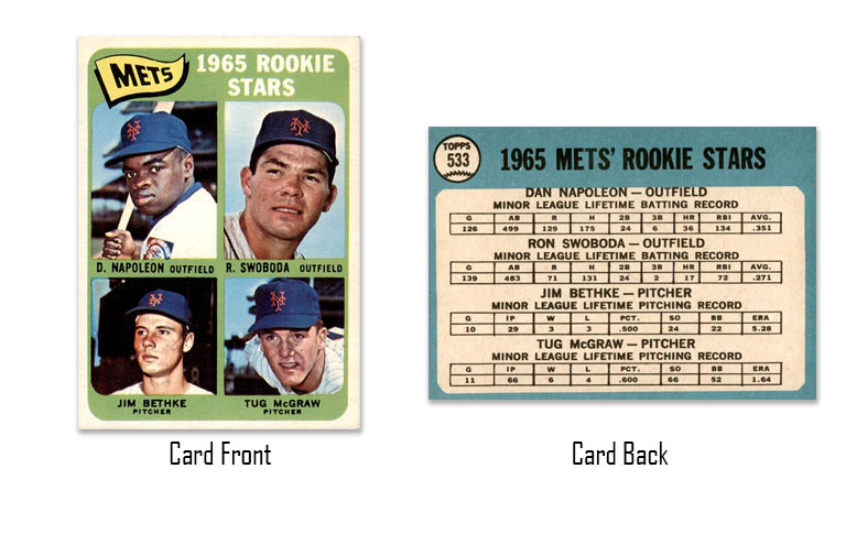 1965 Topps Tug McGraw rookie card