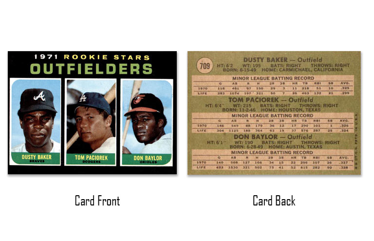 1971 Topps Don Baylor rookie card