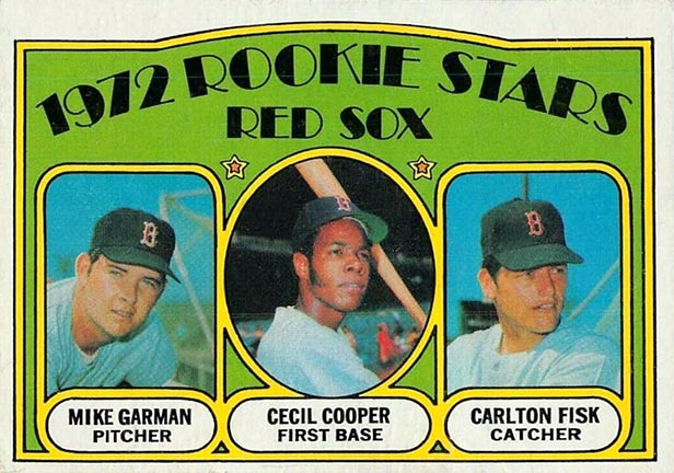 1972 Topps Carlton Fisk Rookie Stars #79