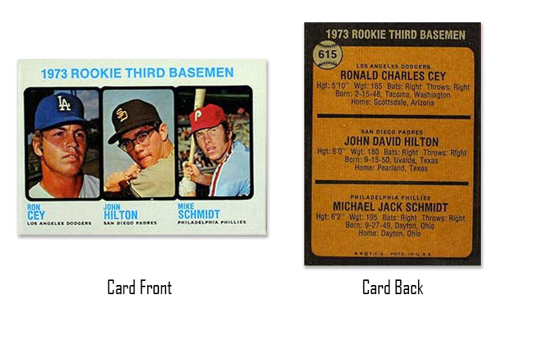 1973 Topps Mike Schmidt rookie card