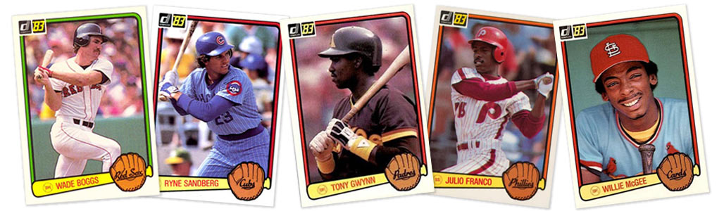 1983 Donruss baseball rookie card values