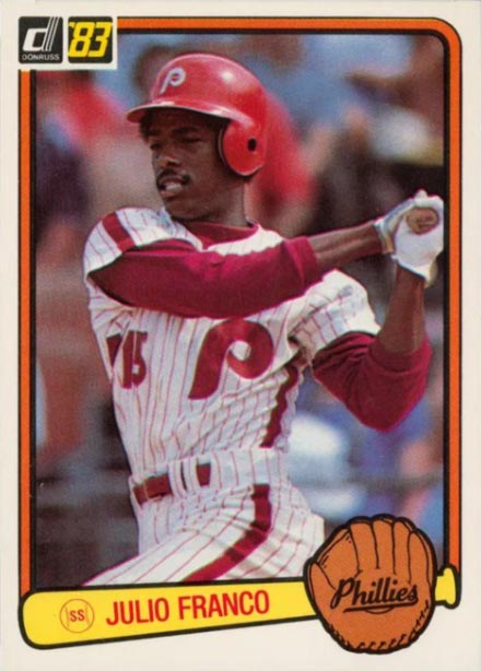 1983 Donruss Julio Franco #525