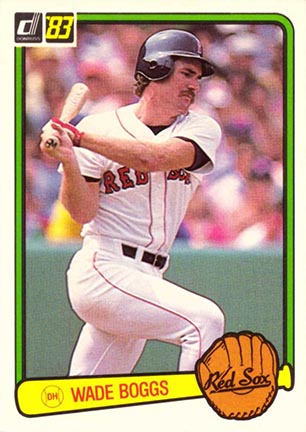 1983 Donruss Wade Boggs rookie #586