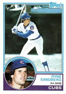 1983 Topps Ryne Sandberg rookie #83