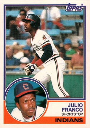 1983 Topps Traded Julio Franco 34T
