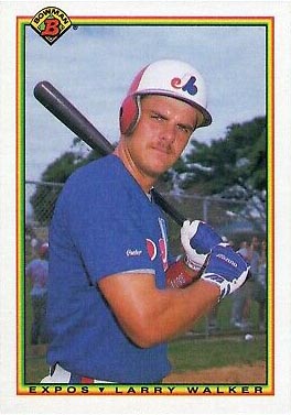 1990 Bowman Larry Walker #117