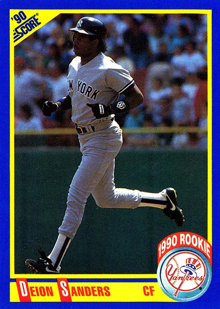 1990 Score Deion Sanders #586