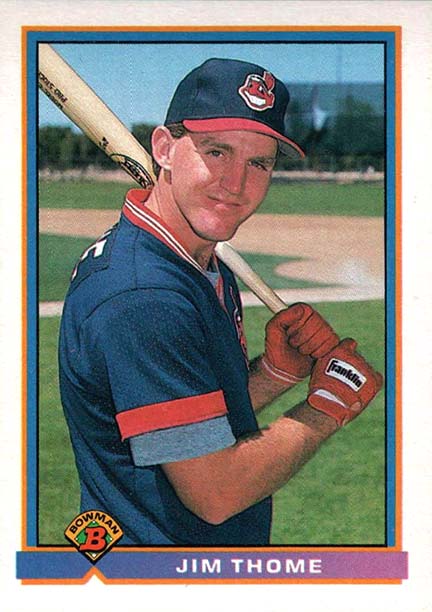 1991 Bowman Jim Thome rookie #68