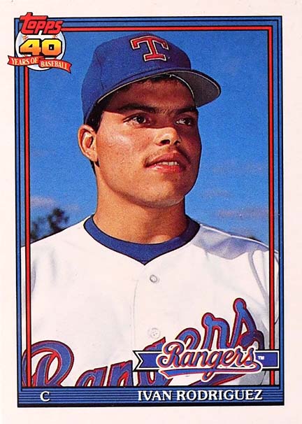 1991 Topps Traded Ivan Rodriguez #101T