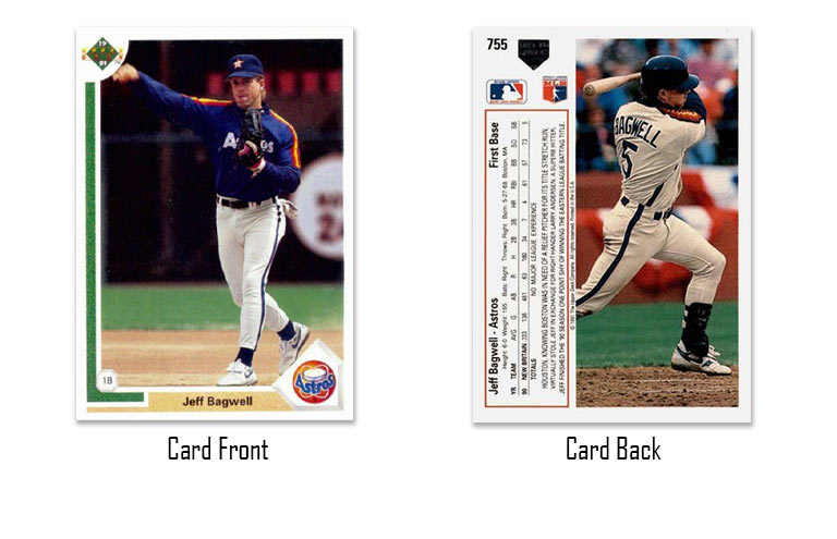 1991 Upper Deck Jeff Bagwell rookie card