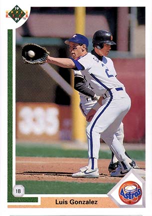 1991 Upper Deck Luis Gonzalez #567