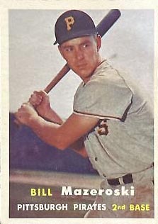 1957 Topps Bill Mazeroski #24