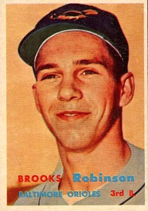 1957 Topps Brooks Robinson #328