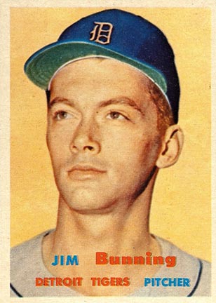 1957 Topps Jim Bunning #338