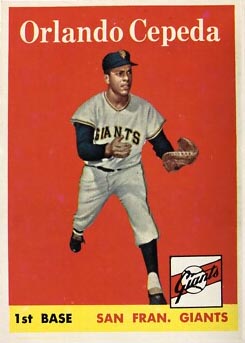 1958 Topps Orlando Cepeda #343