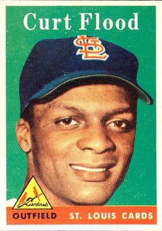 1958 Topps Curt Flood #464
