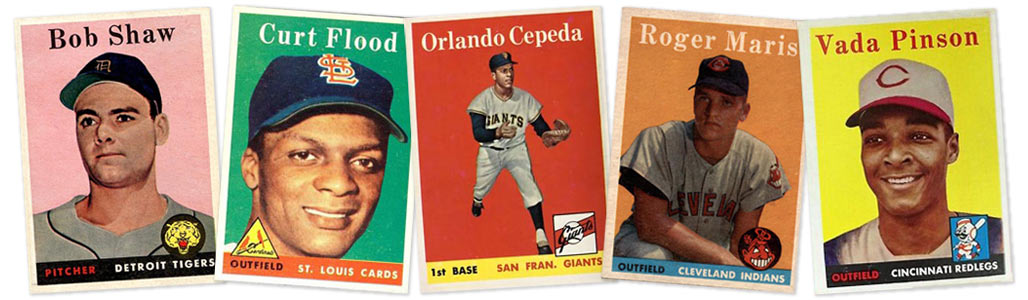 1958 Topps baseball rookie card values