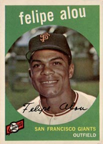 1959 Topps Felipe Alou #102