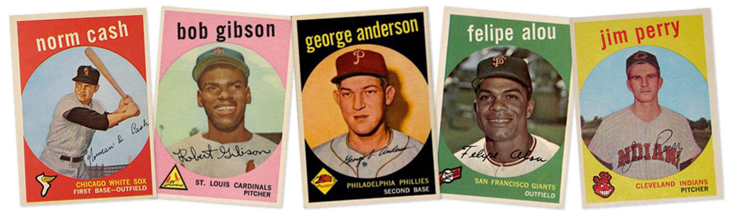 1959 Topps baseball rookie card values