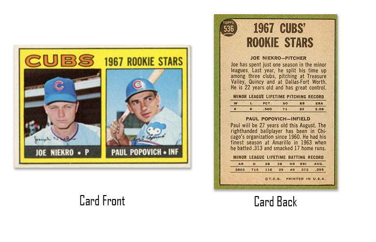 1967 Topps Joe Niekro rookie card