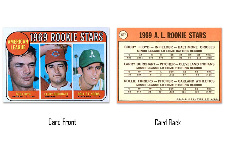 1969 Topps Rollie Fingers rookie card