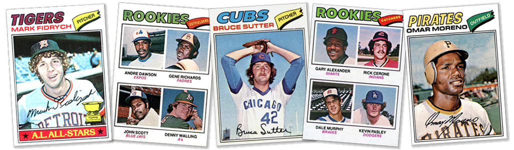 1977 Topps baseball rookie card values